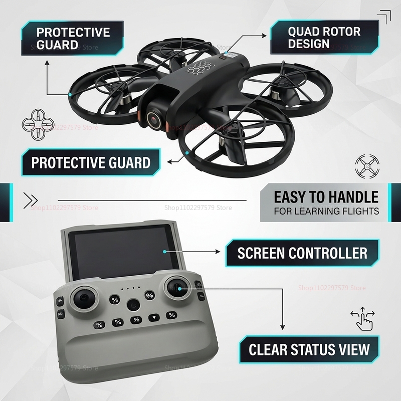 2026 Nieuwe M5 Mini Drone 8K H - Fpv Drone Charger recensie en prijs